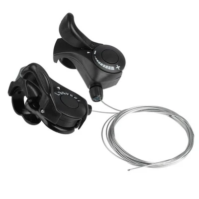 Bicycle Gear Shifters 3x7 21-Speed w/Visual Position Display for MTB Road E-Bike - Image 1 of 4