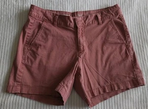 Pantaloncini Sonoma Goods For Life TAGLIA 8 rosa corallo chino donna casual kaki - Foto 1 di 11