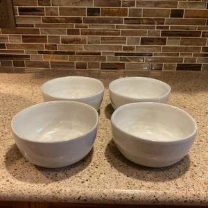 CUORE E MANO CON MAGNOLIA TORTORA/GRIGIO ZUPPIERE CEREALI 5 3/4"--SET DI 4 - Foto 1 di 12