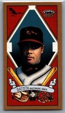 TONY BATISTA 2003 Topps 205 Polar Bear MINI Baseball Card #118 Baltimore Orioles