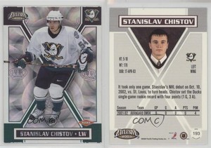 2002-03 Pacific Exclusive Retail Stanislav Chistov #193 Rookie RC