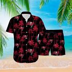 Tampa Bay Buccaneers Mens Hawaiian Outfit Button Short Sleeve Shirt Beach Shorts