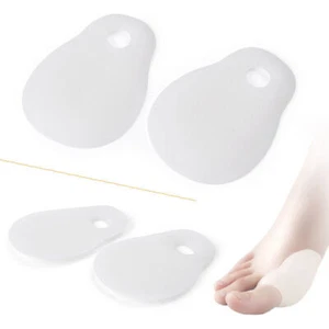 Gel Piedi Piedi Silicone Separatore Pollice Valgo Protezione Alluce Regolatore 2pz UK - Foto 1 di 8