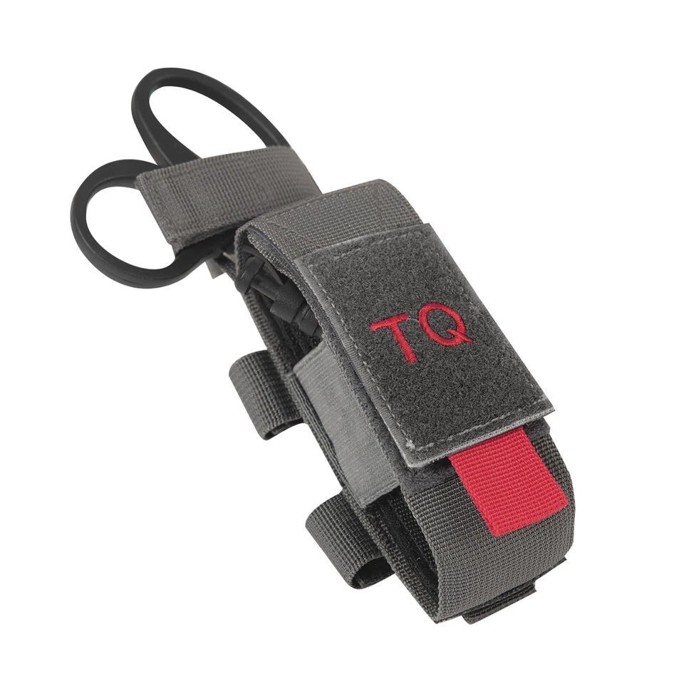 TQ Tactical Tourniquet und Emt Schere Holder Molle Pouch Tasche Medic Grey - Bild 1 von 4