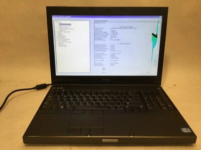 Dell Precision M4700 / Intel Core i7-2620M @ 2,70 GHz / (¡PIEZAS AGRIETADAS/FALTANTES!) MR Foto 1 de 4