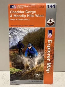 Ordanace Survey Explorer Map 141 Cheddar Gorge & Mendip Hills West - Picture 1 of 3