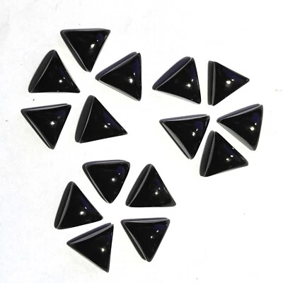 Lote por atacado de 10 peças cabochão solto pedra preciosa ônix natural astrologia da Índia - Imagem 1 de 4