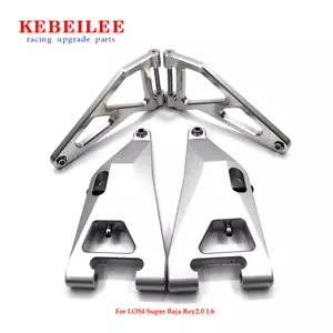 KEBEILEE CNC Aluminum7075# Front Upper&Lower Arms for Losi Super Baja Rey2.0 1/6 - Picture 1 of 3