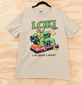 Marvel LOKi I DO WHAT I WANT T-Shirt Mens Large - Picture 1 of 7