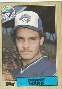 FREE SHIPPING-MINT-1987 Topps #153 Duane Ward Blue Jays PLUS BONUS CARDS