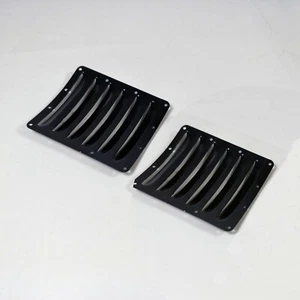 2pcs* Aluminum Cooling Fin Plate Vents for Airplane Cowl 120mm*99mm*0.5mm Black - Picture 1 of 7