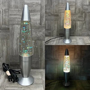 Vintage WASHINGTON MUTUTAL WaMu Bank Home Loans Glitter Lava Lamp 3G85 Working  - Picture 1 of 19