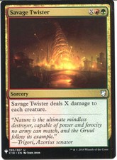 Magic The Gathering MTG Mystery Pack Card Savage Twister