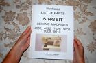 Illustrated Parts Manual for Singer 4552 4622 7028 9005 9008 9010 Sewing Machine