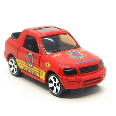 Majorette Toyota Rav 4 Coast Guard Rojo - Rueda 5FS 1:50 (3") Usado 002 Foto 1 de 4