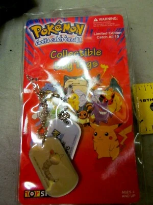 Nuevas etiquetas de perro coleccionables Pokémon selladas #13 Weedle 1999 Foto 1 de 2