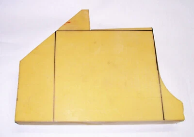 ABS Sheet Stock  2" x 8" x 8-3/4"  ABS Flat Stock - Image 1 of 2