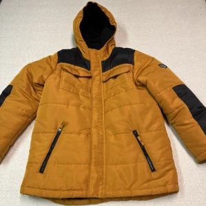 Rothschild Youth Coat Size Large(14-16) Burnt Orange Hooded Pocketed Filled Coat - Picture 1 of 21