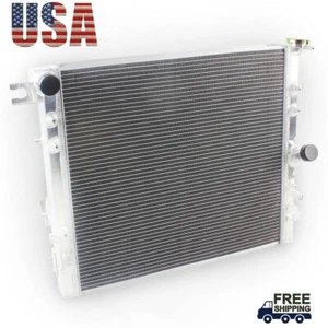3Row Aluminum Core Radiator For 2007-2018 Jeep Wrangler /JK Sport 3.6L 3.8L V6 - Picture 1 of 11