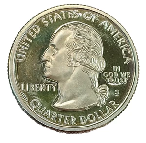 1999S PROOF CLAD "New Jersey" Statehood Washington Quarter! Free Shipping M4 - Picture 1 of 2