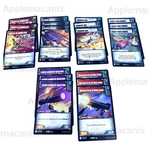 Transformers TCG Energon Foil Battle Card FULL SET of 18 TF TCG Edition Cube NEW - Picture 1 of 3