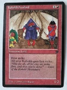 Kobold Overlord Magic the Gathering English Legends, Rare, LP - Picture 1 of 2