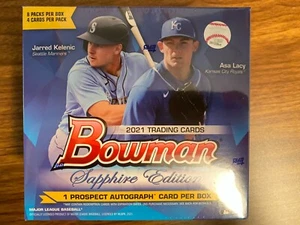 Caja de béisbol Bowman Sapphire 2021 edición - sellada, cantidad disponible - Imagen 1 de 1