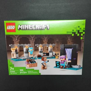 Lego Minecraft, The Armory, Alex, Armorsmith, 203 Pieces, New, Sealed, 21252 - Bild 1 von 7
