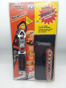DuraPro PocketPro Multi Purpose Tool Ratchet Set w/ Pouch 18 Piece 37 Tools in 1 - Picture 1 of 6
