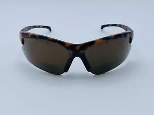 Kleen-Guard 30-06 Tortoise Brown Lens +2.00 Add Power Safety Frames Wrap Bifocal - Picture 1 of 12
