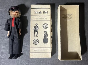 Amish Woman Puppe mit Box (Mix-and-Match) (Doll Associates) handgezogene Puppe - Bild 1 von 22