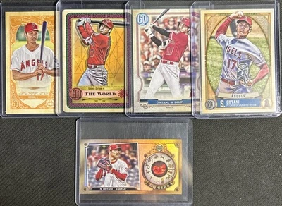 2019-2021 Topps Gypsy Queen Base & Insert 5 Card Lot Angels - Image 1 of 2