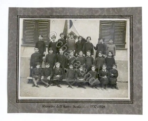 Fotografia Scuole Elementari - Novi Ligure - Anno scolastico 1927 - 1928 - Picture 1 of 1