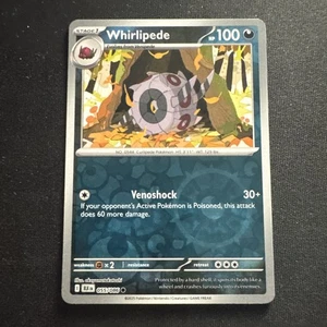 Pokemon TCG - Whirlipede - 055/086 - Reverse Holo- SV: Black Bolt - Picture 1 of 2
