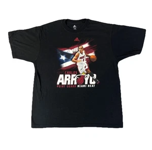 Camiseta Adidas De Colección Miami Heat Carlos Arroyo Para Hombre L Puerto Rico Logo Centro Usada en Excelente Condición - Imagen 1 de 8