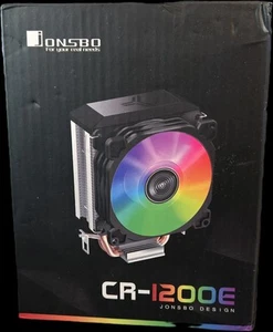 RGB Jonsbo CR-1200E CPU Cooler With 90mm Fan (2000 RPM) Supports Up To 95W TDP. - Picture 1 of 5