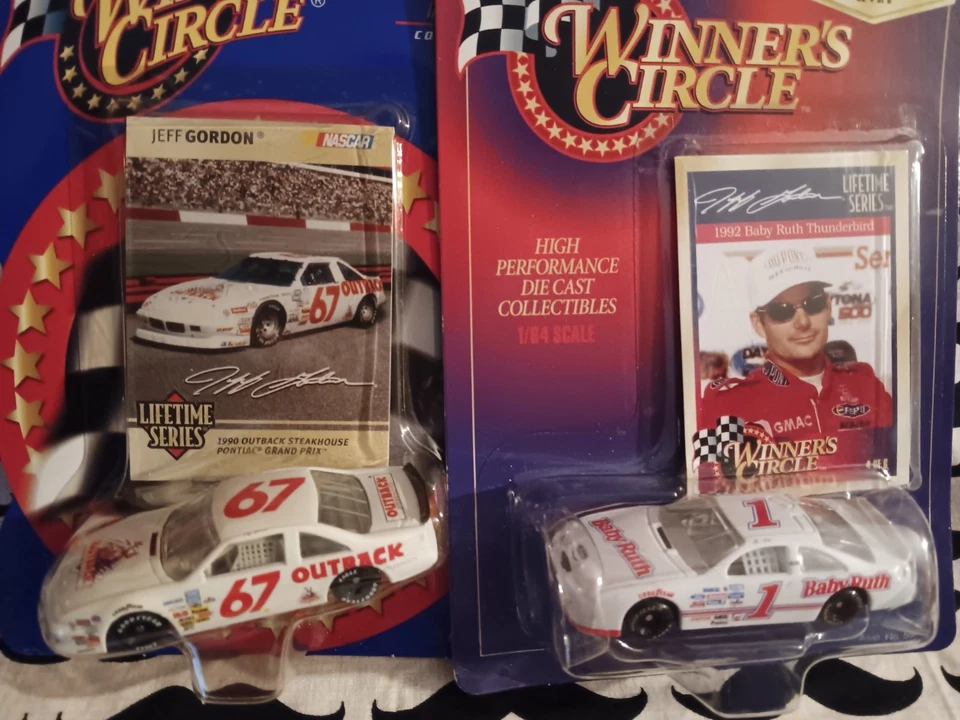 Jeff Gordon Combo 2 Busch Series Cars Outback Pontiac & Baby Ruth Ford - Image 1 of 1