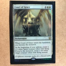 MTG Commander Legends CMR Court of Grace 16 R FOIL Enchantment - White