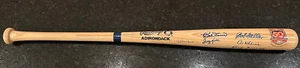 Baseball Hall of Fame Bat SIGNED 12 Kaline Mathews Feller Kell Stargell 50 Years - Picture 1 of 9