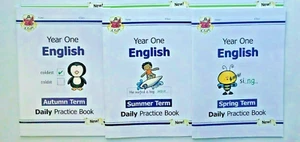 Year 1 English Workbooks Pack Spring Summer & Autumn Term Age 5-6 years KS1 - Picture 1 of 4