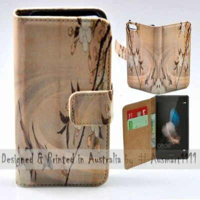 Para Huawei Series - Japón Antiguo Script Impresión Billetera Teléfono Móvil Estuche Cubierta Foto 1 de 3