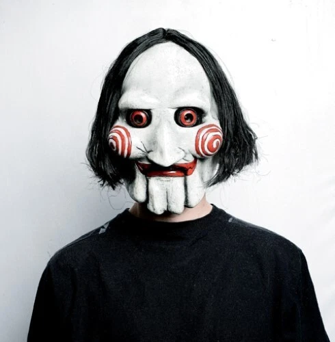 Máscara de látex marioneta rompecabezas Halloween Foto 1 de 1