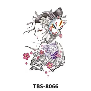 Temporary Fake Tattoo Stickers Recruit peach blossoms Waterproof Arm Body Art - Picture 1 of 1