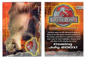 Promo- Jurassic Park III JP3-2 T-Rex Promo Card NSU Distributed - Picture 1 of 1