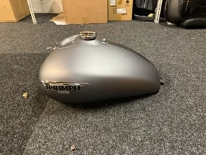 TRIUMPH AMERICA FUEL TANK GREY WITH BLACK STRIPE - Picture 1 of 7
