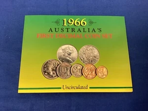 1966 “Australia’s First Decimal Coin Set” - UNCIRCULATED - Sherwood - Picture 1 of 6