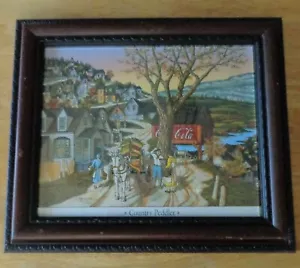 H Hargrove Country Peddler Painting 8x10 Signed #306/1000 Framed 11x13 1988 - Picture 1 of 10