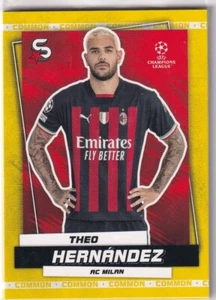 Topps UCL Super-Stars 22/23 n.68 Theo Hernandez Yellow - Foto 1 di 2