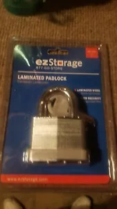 EZ Storage Lucchetto 2" Doppia Chiusura Acciaio Laminato EZ-750 Alta Sicurezza - Foto 1 di 3