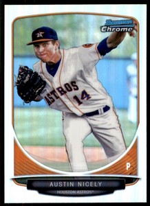2013 Bowman Draft Picks & Prospects Chrome Austin Nicely #BDPP74 Refractor